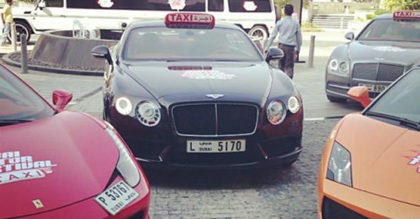 İşte Dubai'nin Süper Lüks Taksileri !