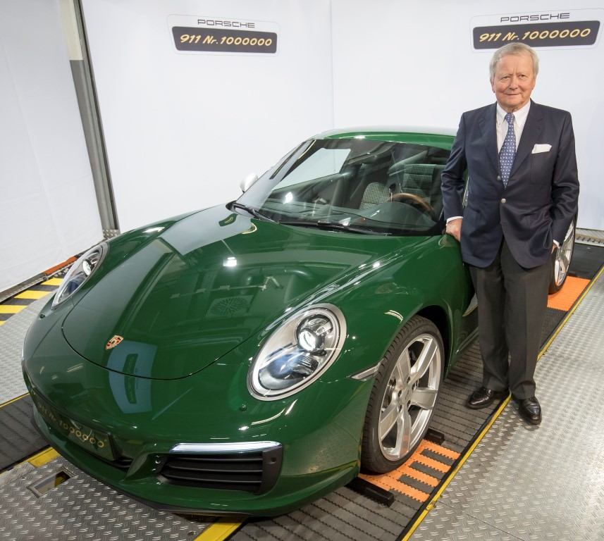 Bir milyonuncu Porsche 911 banttan indi  