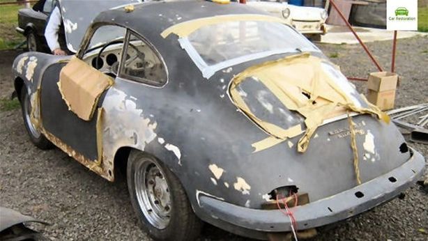 1955 model Porsche'yi yenilediler