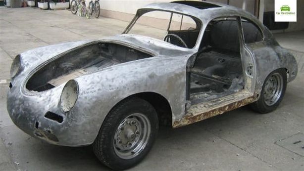 1955 model Porsche'yi yenilediler