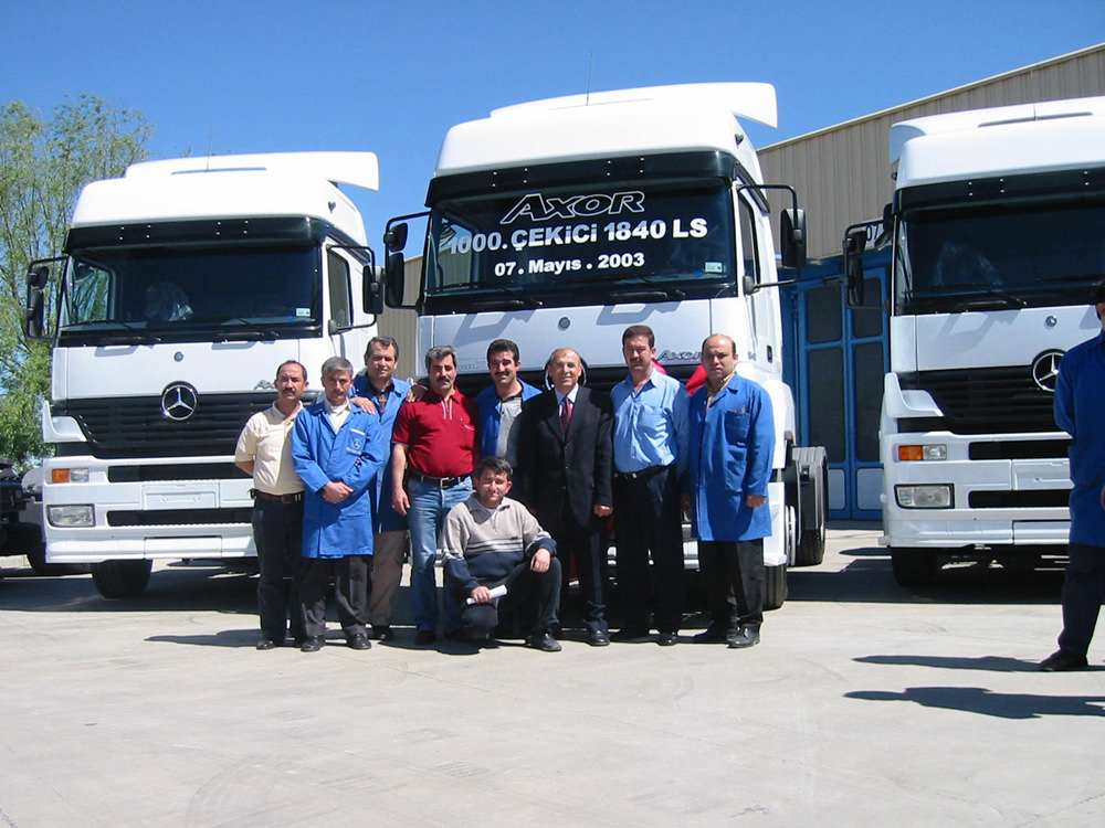 Mercedes-Benz Türk'ün 50 yıllık tarihindeki kilometre taşları