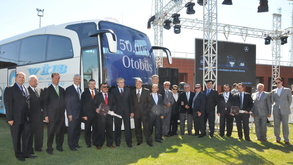 Mercedes-Benz Türk'ün 50 yıllık tarihindeki kilometre taşları