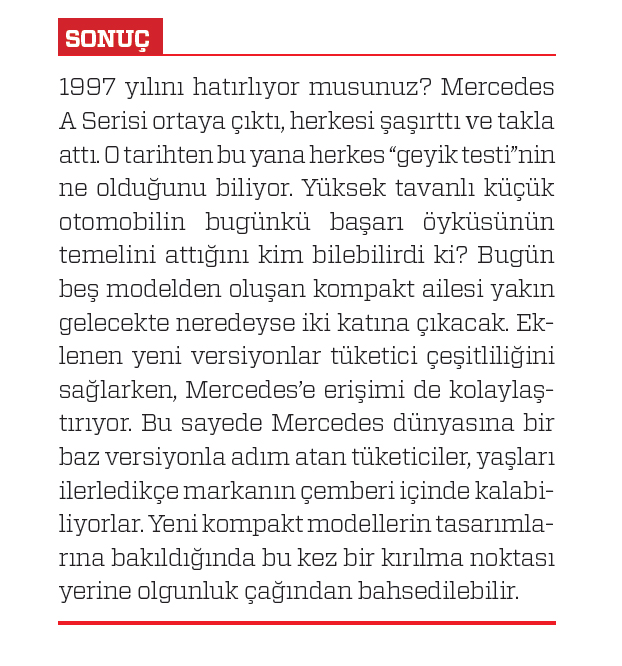 Mercedes’in kompakt geleceği