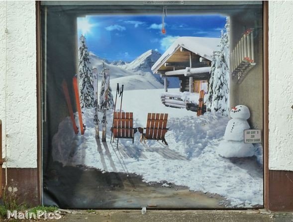 Garaj kapısı olduğuna inanamayacaksınız