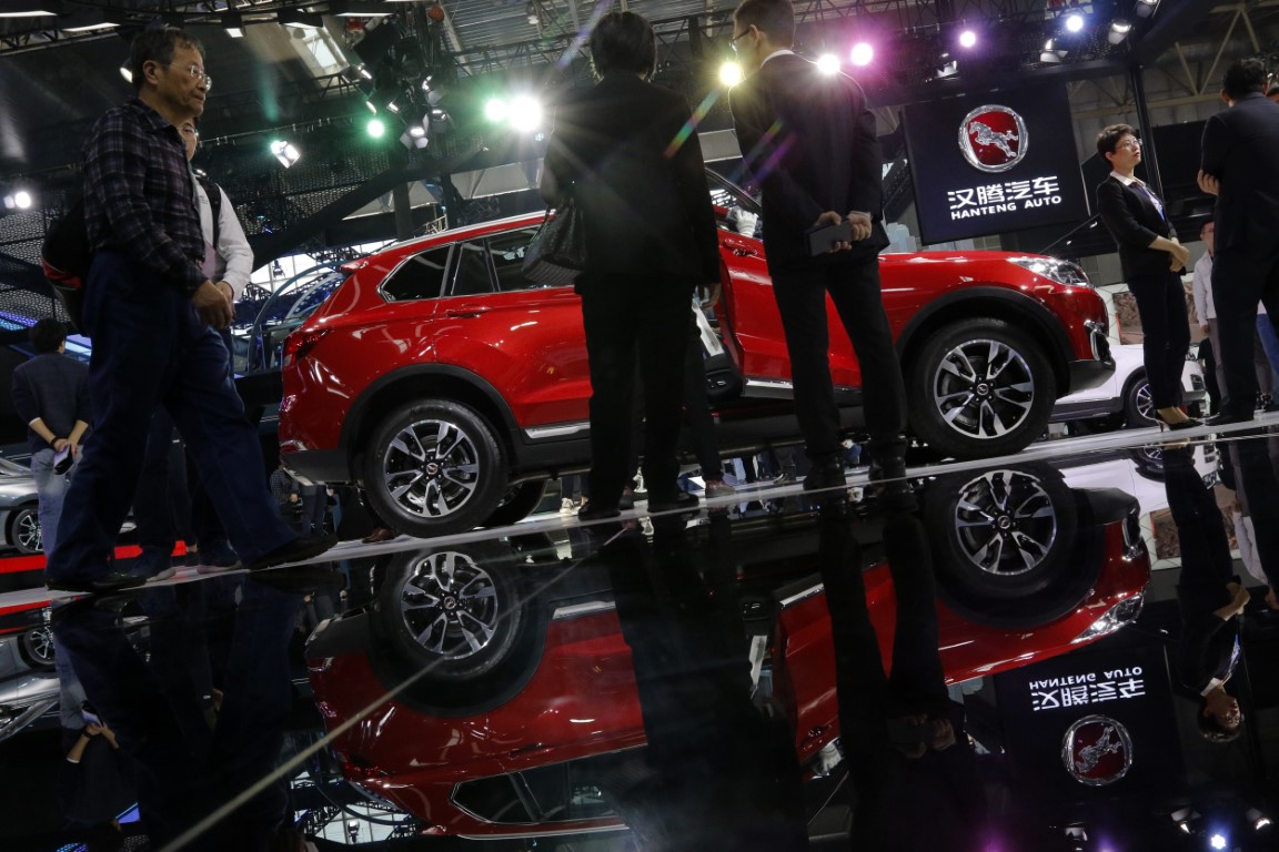 2018 Pekin Uluslararası Otomobil Fuarı'ndan görüntüler