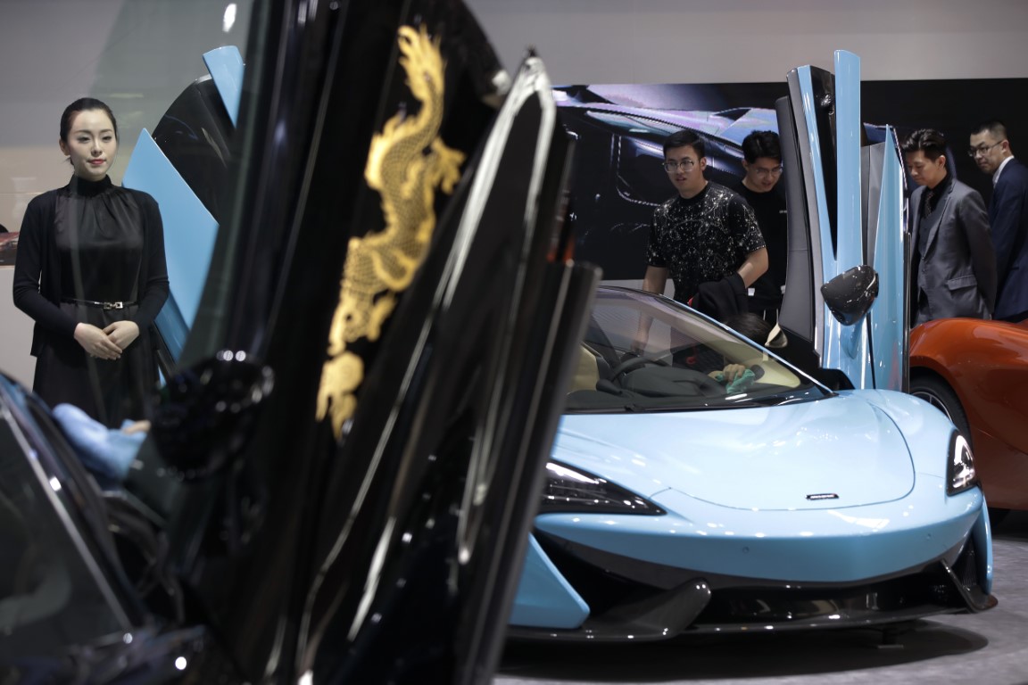 2018 Pekin Uluslararası Otomobil Fuarı'ndan görüntüler