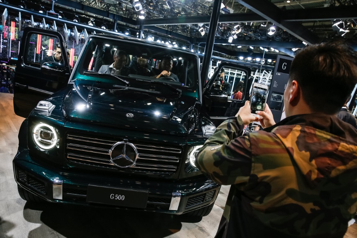 2018 Pekin Uluslararası Otomobil Fuarı'ndan görüntüler