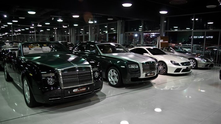 Dünyanın en lüks garajı