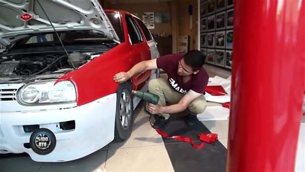 1998 model Volkswagen Golf'ün son hali şaşırttı