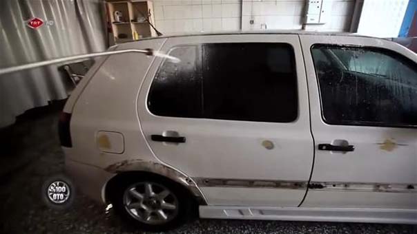 1998 model Volkswagen Golf'ün son hali şaşırttı