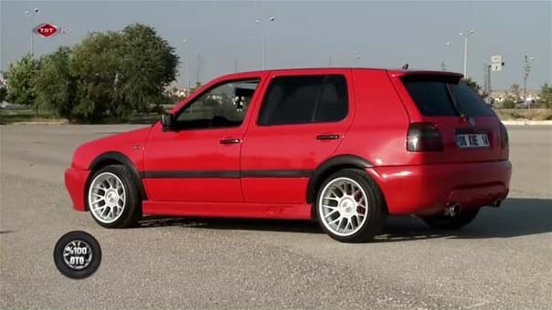 1998 model Volkswagen Golf'ün son hali şaşırttı
