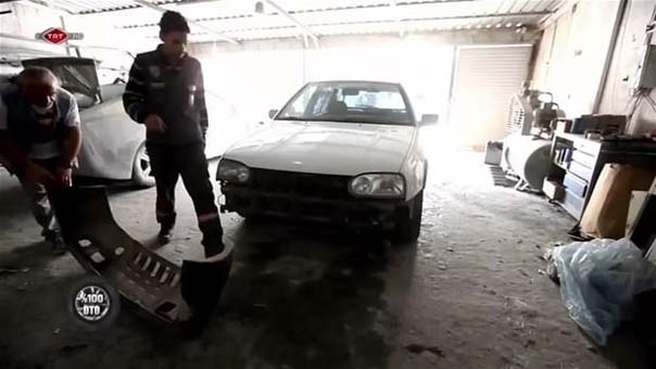 1998 model Volkswagen Golf'ün son hali şaşırttı