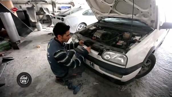 1998 model Volkswagen Golf'ün son hali şaşırttı