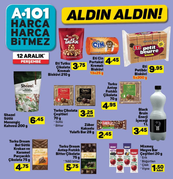 A101 aktüel ürünler 12 Aralık kataloğu!