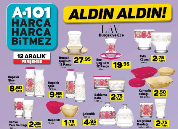 A101 aktüel ürünler 12 Aralık kataloğu!