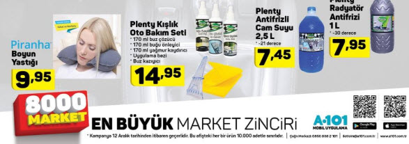 A101 aktüel ürünler 12 Aralık kataloğu!