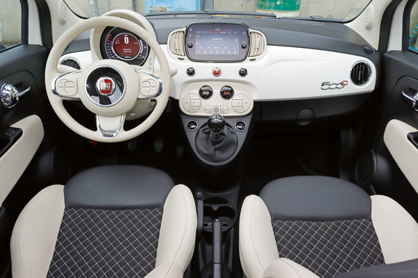 Fiat 500C kaliteli görünüm