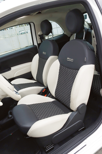 Fiat 500C rahat koltuklar