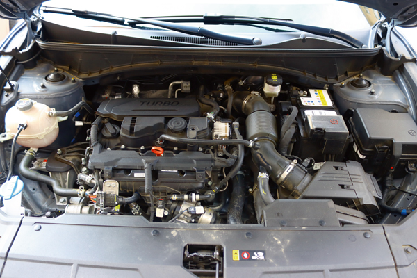 Hyundai Tucson turbo benzinli motor