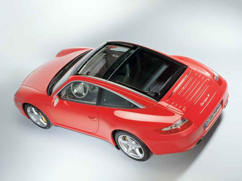 Porsche 911 Targa'da yeni cam tavan