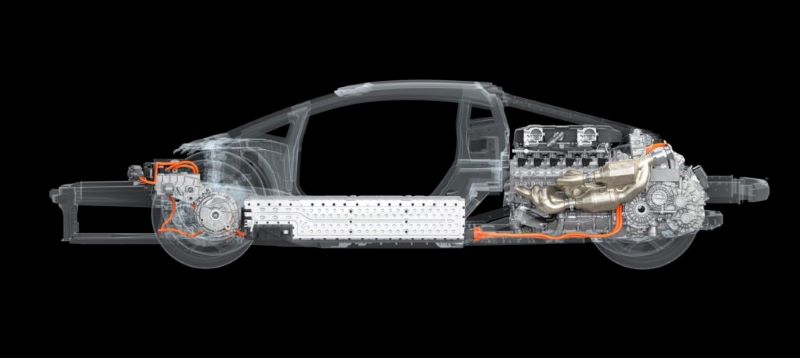 Lamborghini LB744' toplamda 1.015 HP gücünde