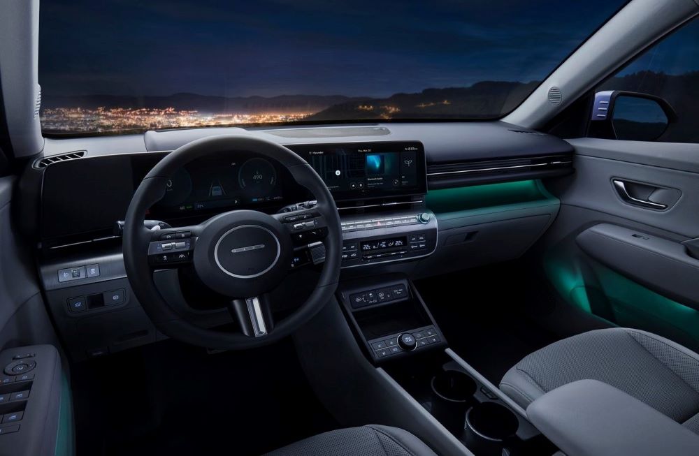 Hyundai Kona Elektrik iç mekanı