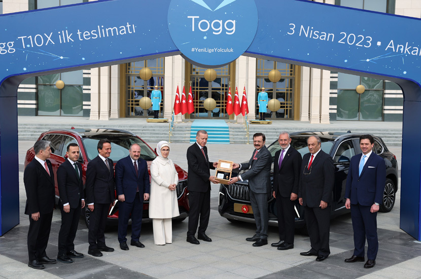 Togg teslimat töreni