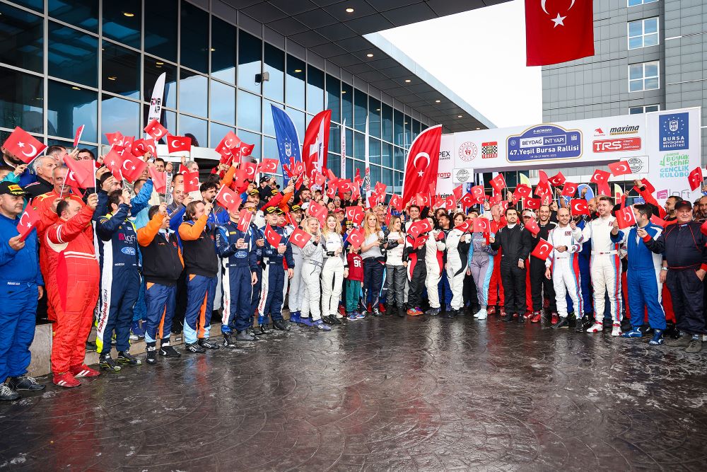 Yeşil Bursa Rallisi'ne 148 sporcu katıldı