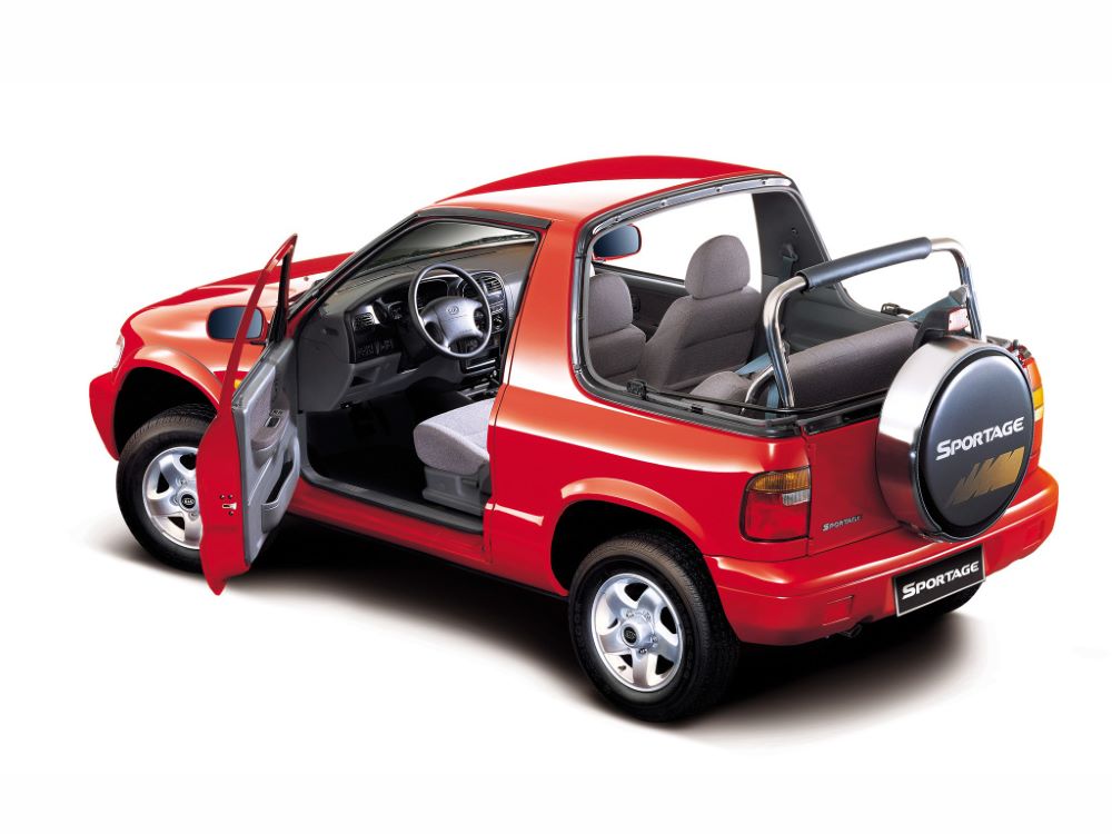 1997-2002 Kia Sportage Convertible (kumaş tavanlı birinci nesil)