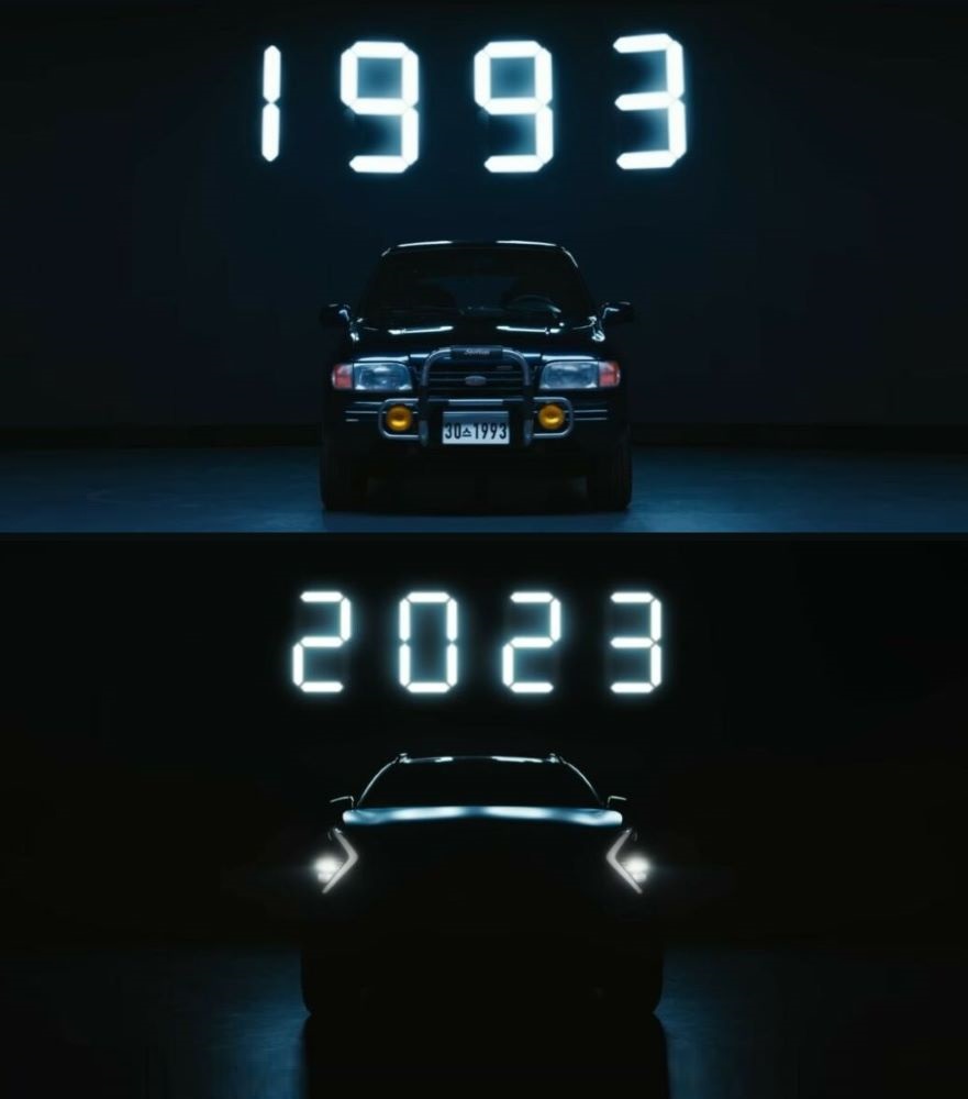 Birinci ve beşinci nesil Kia Sportage