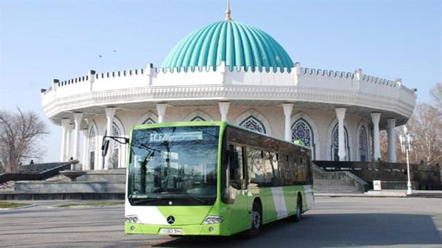 Özbekistan'da 200 Türk Mercedes'i
