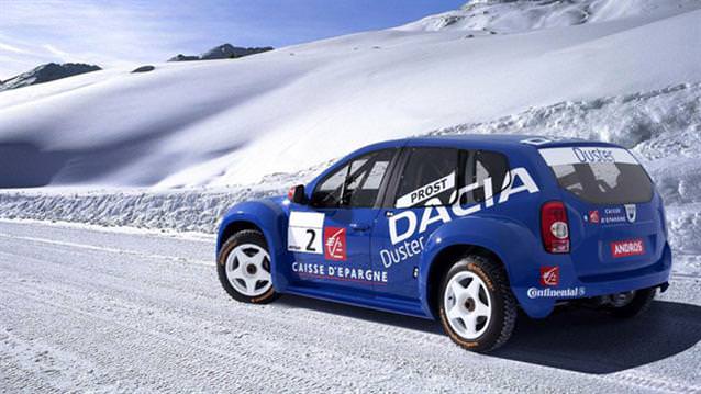 Dacia'nın buzdaki dansı
