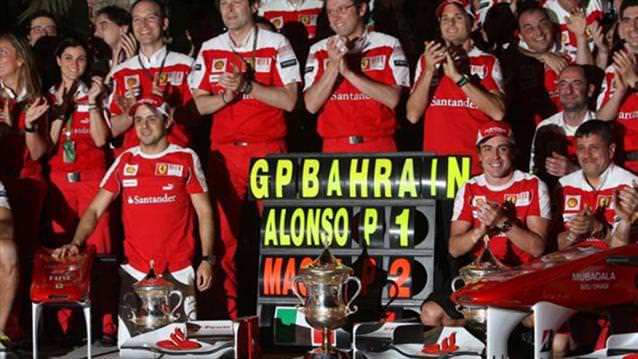 Bahreyn'de Ferrari fırtınası