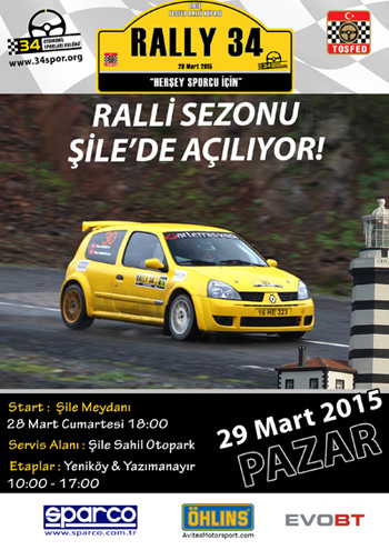 2015 Ralli Sezonu Rally 34 İle Başlıyor