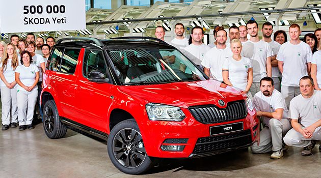 Skoda Yeti 500 Bin Adetlik Üretimi Aştı