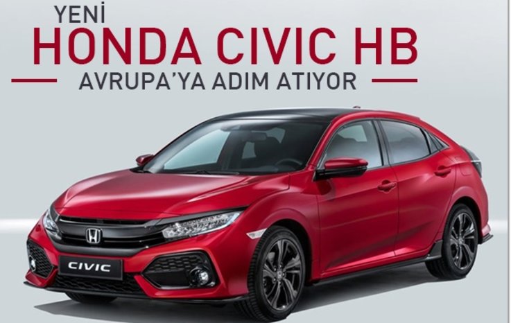 Yeni Honda Civic HB Avrupa’ya adımını atıyor