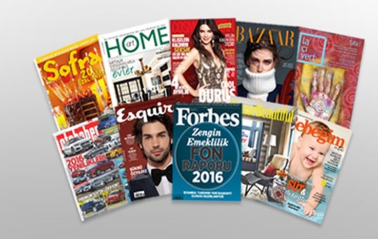 Türkiye’nin Popüler Dergileri Bir Tık Uzağınızda!