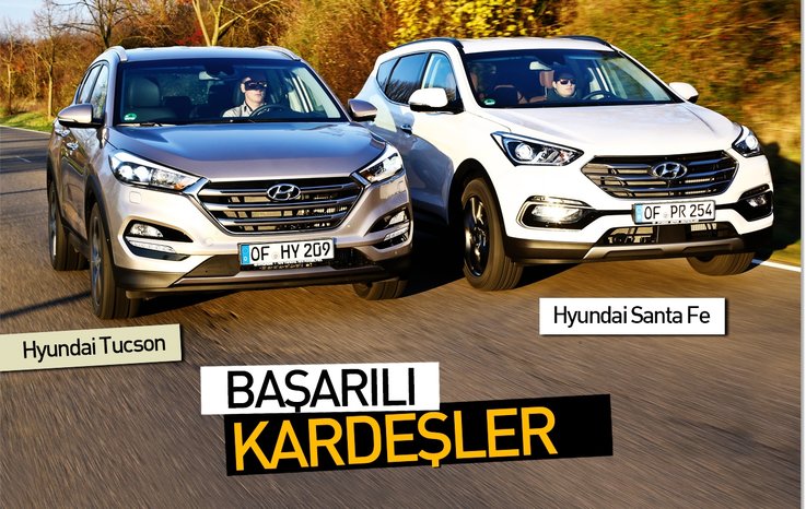 Karşılaştırma - Hyundai Santa Fe – Tucson