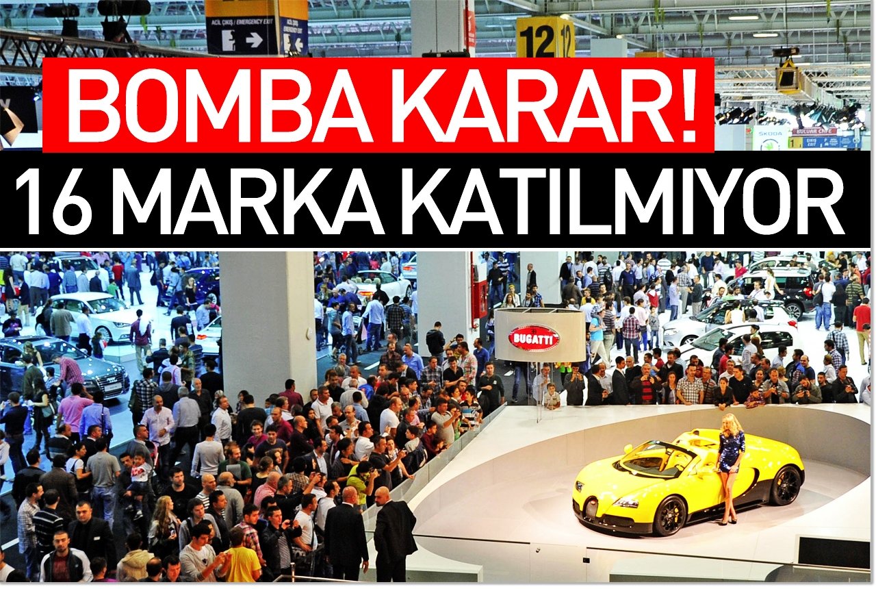 Bomba karar 16 marka katılmıyor