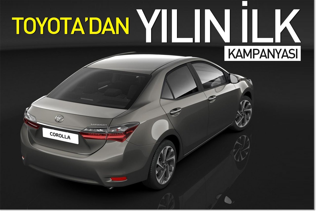 Toyota'dan yeni yılın ilk kampanyası