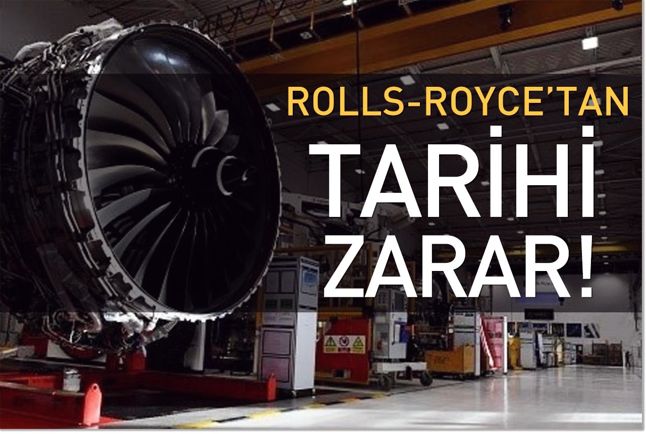 Rolls-Royce'tan tarihi zarar