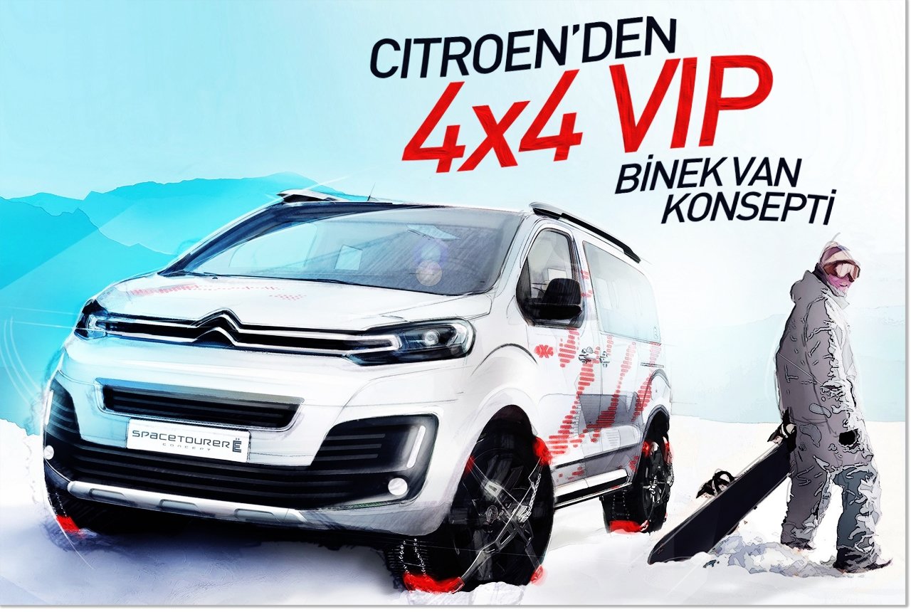 Citroen’den 4×4 VIP binek Van konsepti