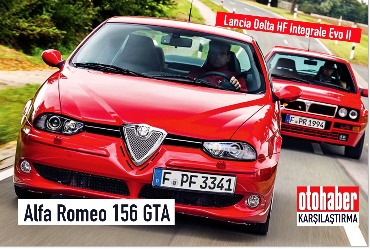 Karşılaştırma - Alfa Romeo 156 GTA, Lancia Delta HF Integrale Evo II