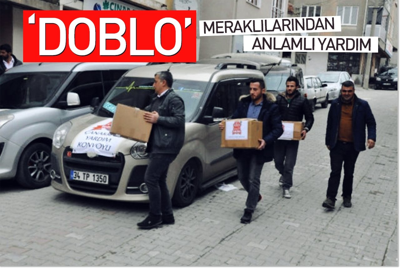 'Doblo' meraklılarından anlamlı yardım