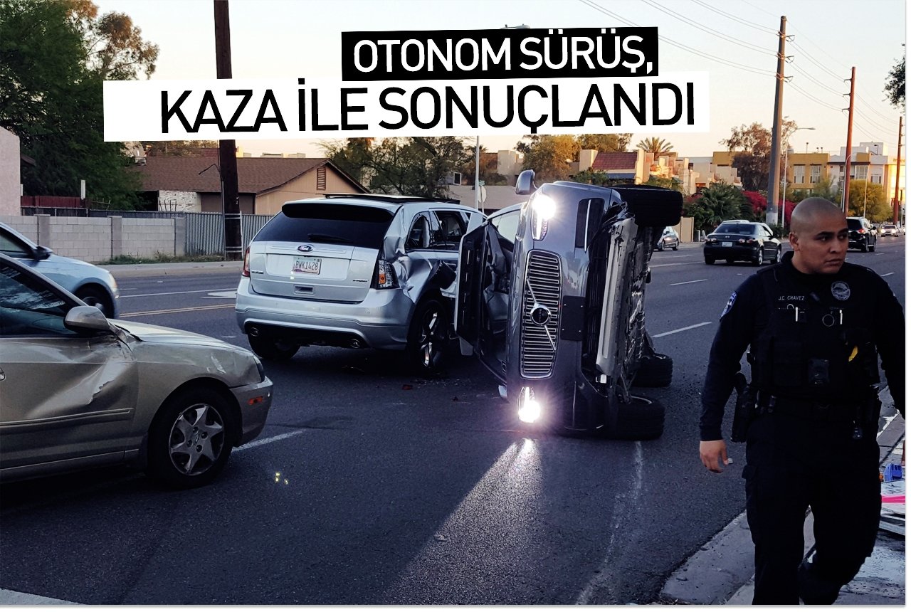 Otonom sürüş, kaza ile sonuçlandı