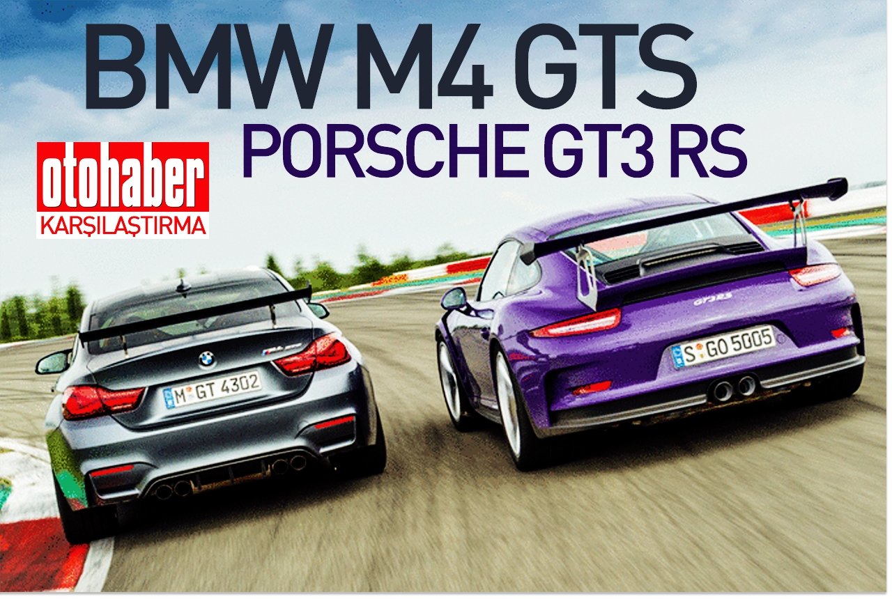 Karşılaştırma - BMW M4 GTS, PORSCHE GT3 RS