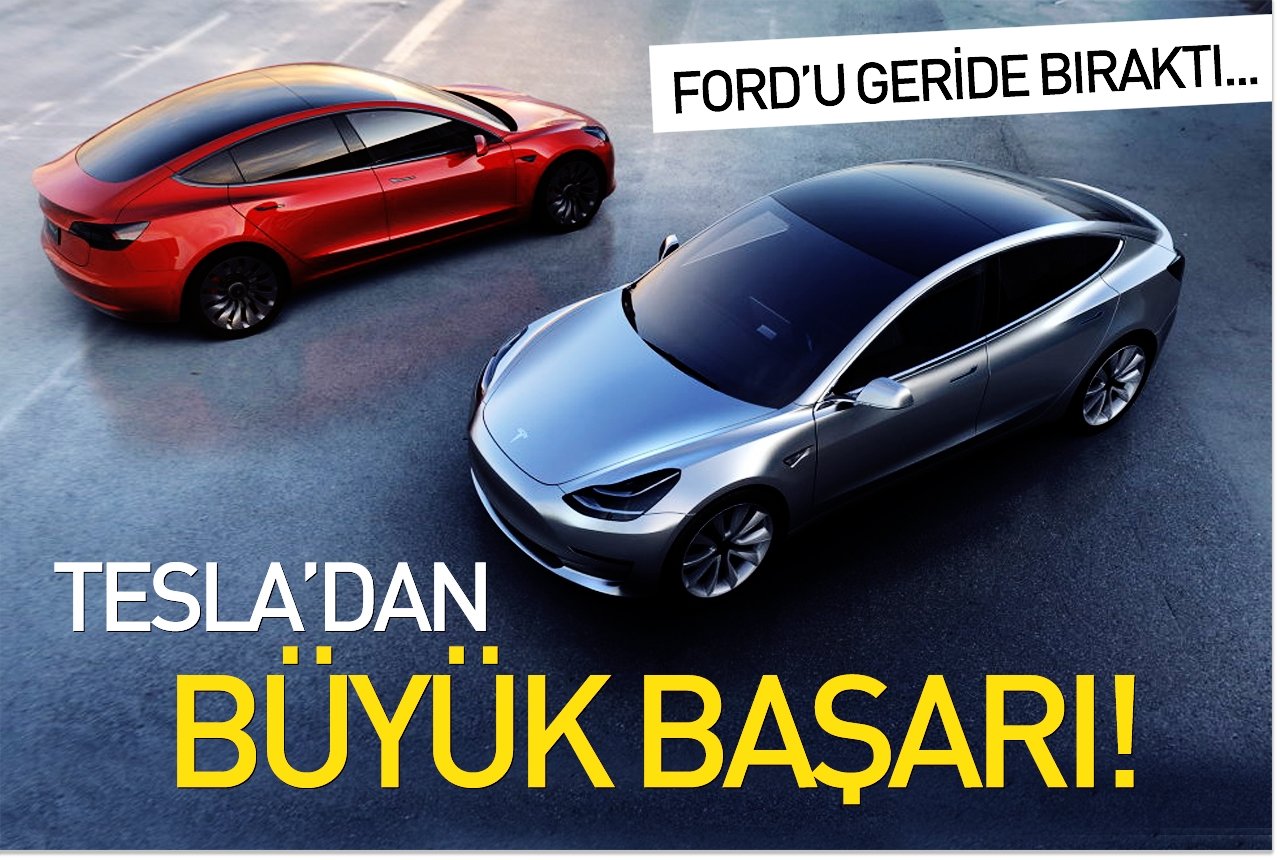 Tesla, ABD’nin en değerli ikinci otomobil üreticisi oldu