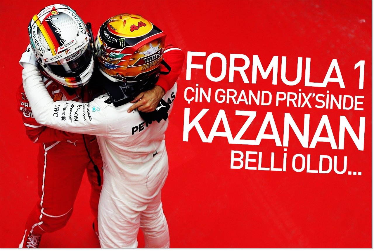 Çin'de kazanan Hamilton