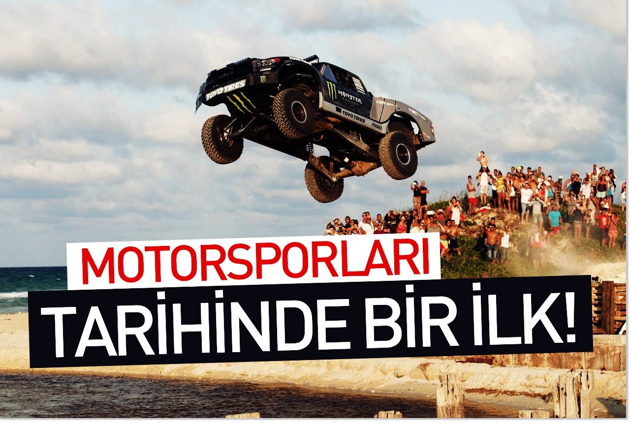 Motorsporları tarihinde bir ilk!