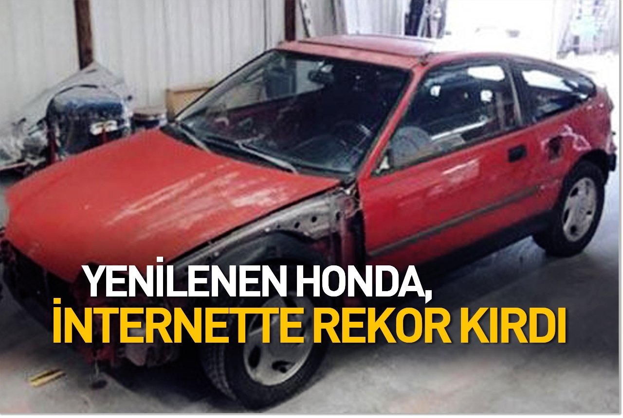 Yenilenen Honda, internette rekor kırdı